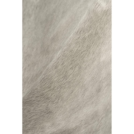Homeroots 0.25 X 6 X 7 In. Kobe Exotic Cowhide Rug Natural & Light Grey 293178